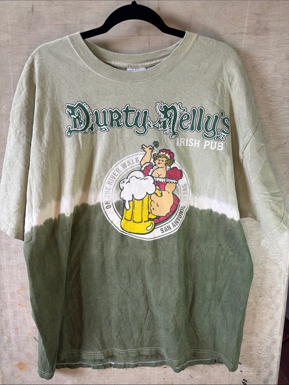 Green Tie-Dye Short Sleeve Tee